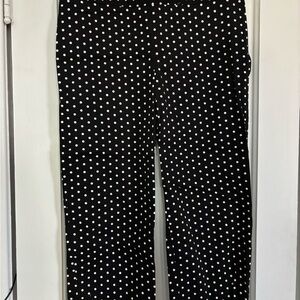 Black Polka Dot Pants